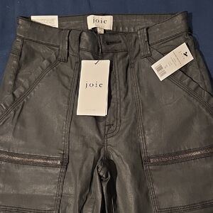 Joie Charcoal Zippered Trousers